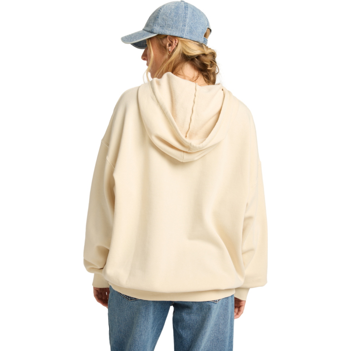 2025 Billabong Dame Hi Tide Dip Hættetrøje 24B413502 - Whitecap